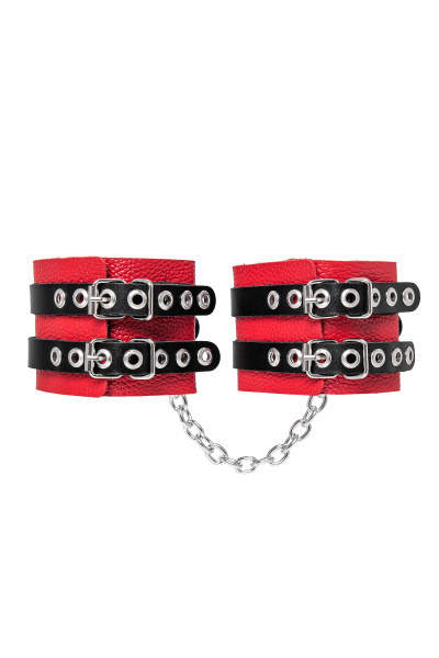 Оковы Pecado BDSM с двумя ремешками с люверсами,мягкие