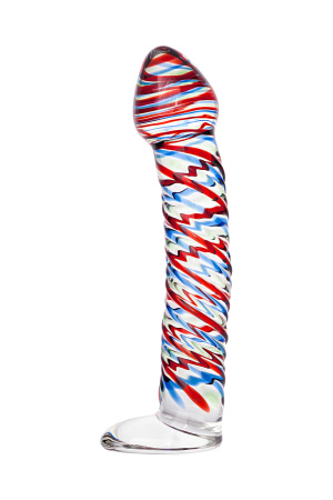 Фаллоимитатор Sexus Glass,стекло, прозрачный 16,5 см